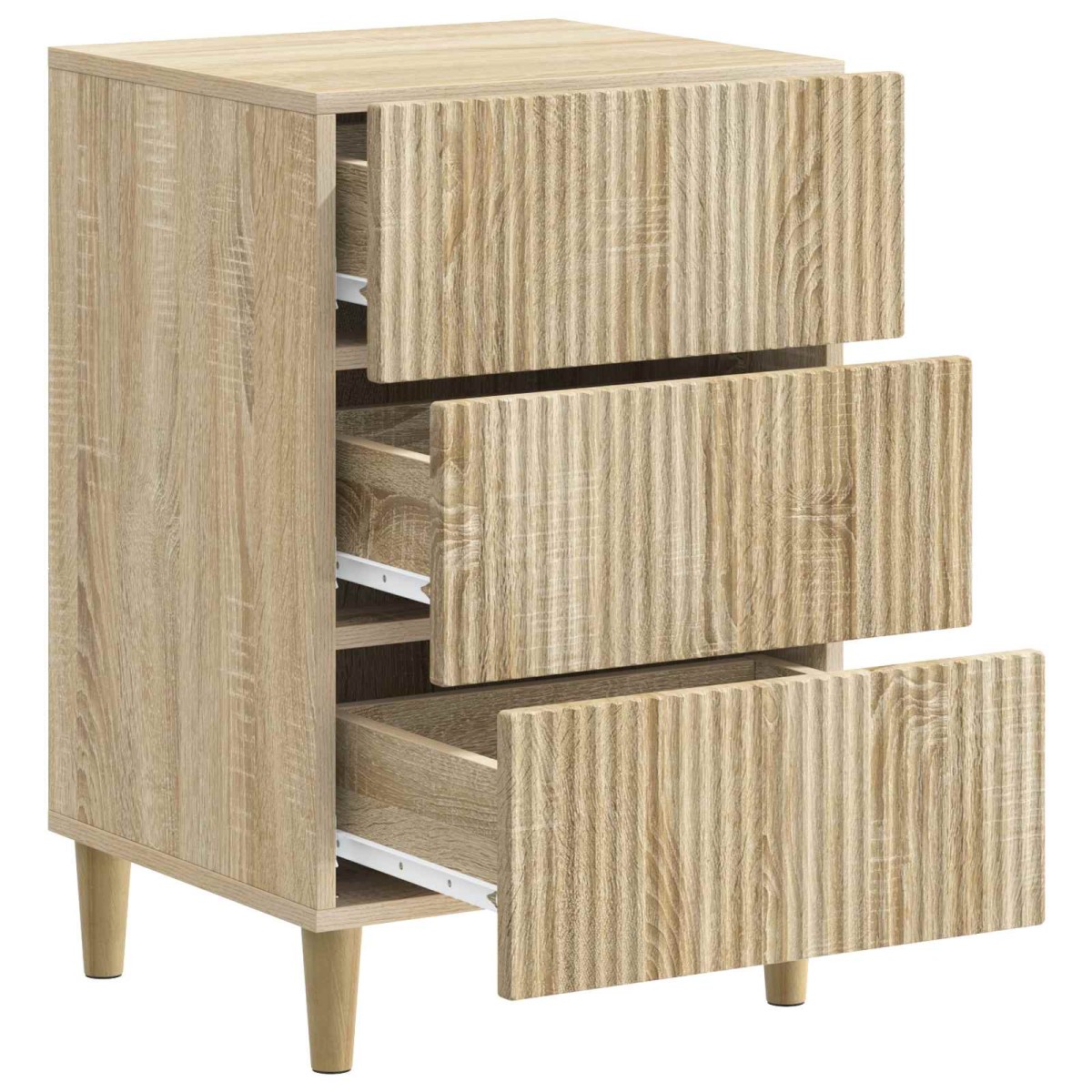 vidaXL Κομοδίνο Sonoma Δρυς 43 x 41 x 66,5 εκ. Επεξεργασμένο Ξύλο