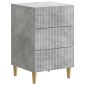 vidaXL Κομοδίνο Γκρι Σκυροδέματος 43 x 41 x 66,5 εκ.
