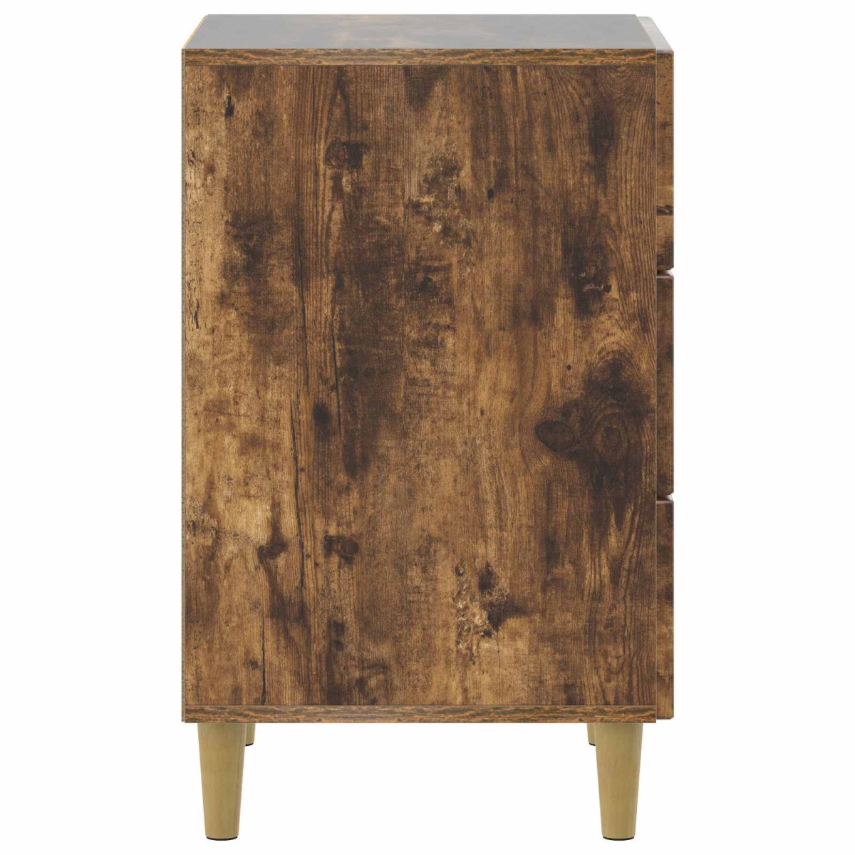 vidaXL Κομοδίνο Καπνισμένο Ξύλο Δρυός 43 x 41 x 66,5 εκ.