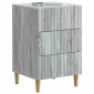 vidaXL Κομοδίνο Γκρι Sonoma 43 x 41 x 66,5 εκ. Επεξεργασμένο Ξύλο