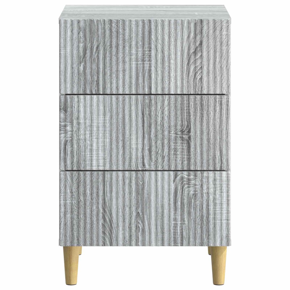 vidaXL Κομοδίνο Γκρι Sonoma 43 x 41 x 66,5 εκ. Επεξεργασμένο Ξύλο