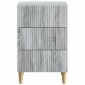 vidaXL Κομοδίνο Γκρι Sonoma 43 x 41 x 66,5 εκ. Επεξεργασμένο Ξύλο