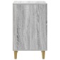vidaXL Κομοδίνο Γκρι Sonoma 43 x 41 x 66,5 εκ. Επεξεργασμένο Ξύλο