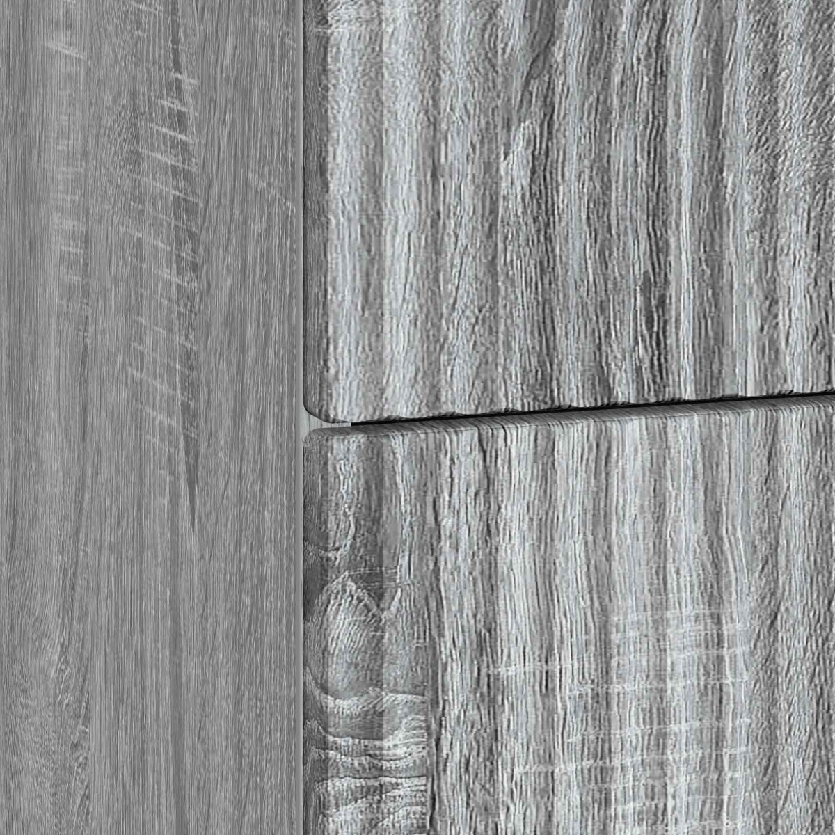 vidaXL Κομοδίνο Γκρι Sonoma 43 x 41 x 66,5 εκ. Επεξεργασμένο Ξύλο