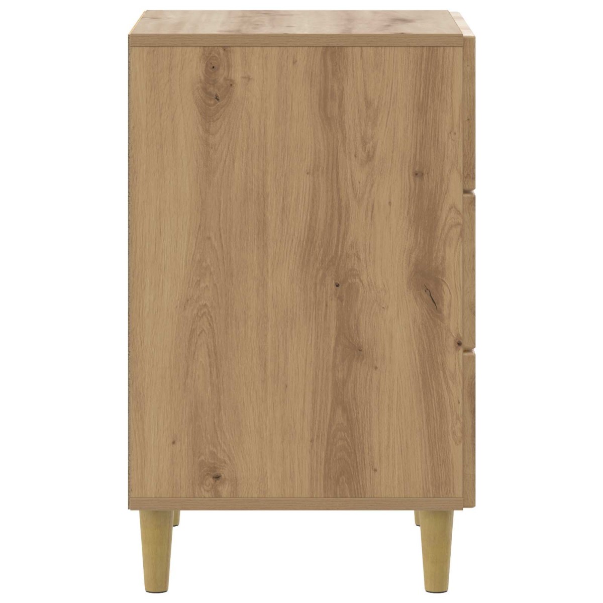 vidaXL Κομοδίνο Artisan Δρυς 43 x 41 x 66,5 εκ. Επεξεργασμένο Ξύλο