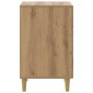 vidaXL Κομοδίνο Artisan Δρυς 43 x 41 x 66,5 εκ. Επεξεργασμένο Ξύλο