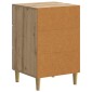 vidaXL Κομοδίνο Artisan Δρυς 43 x 41 x 66,5 εκ. Επεξεργασμένο Ξύλο