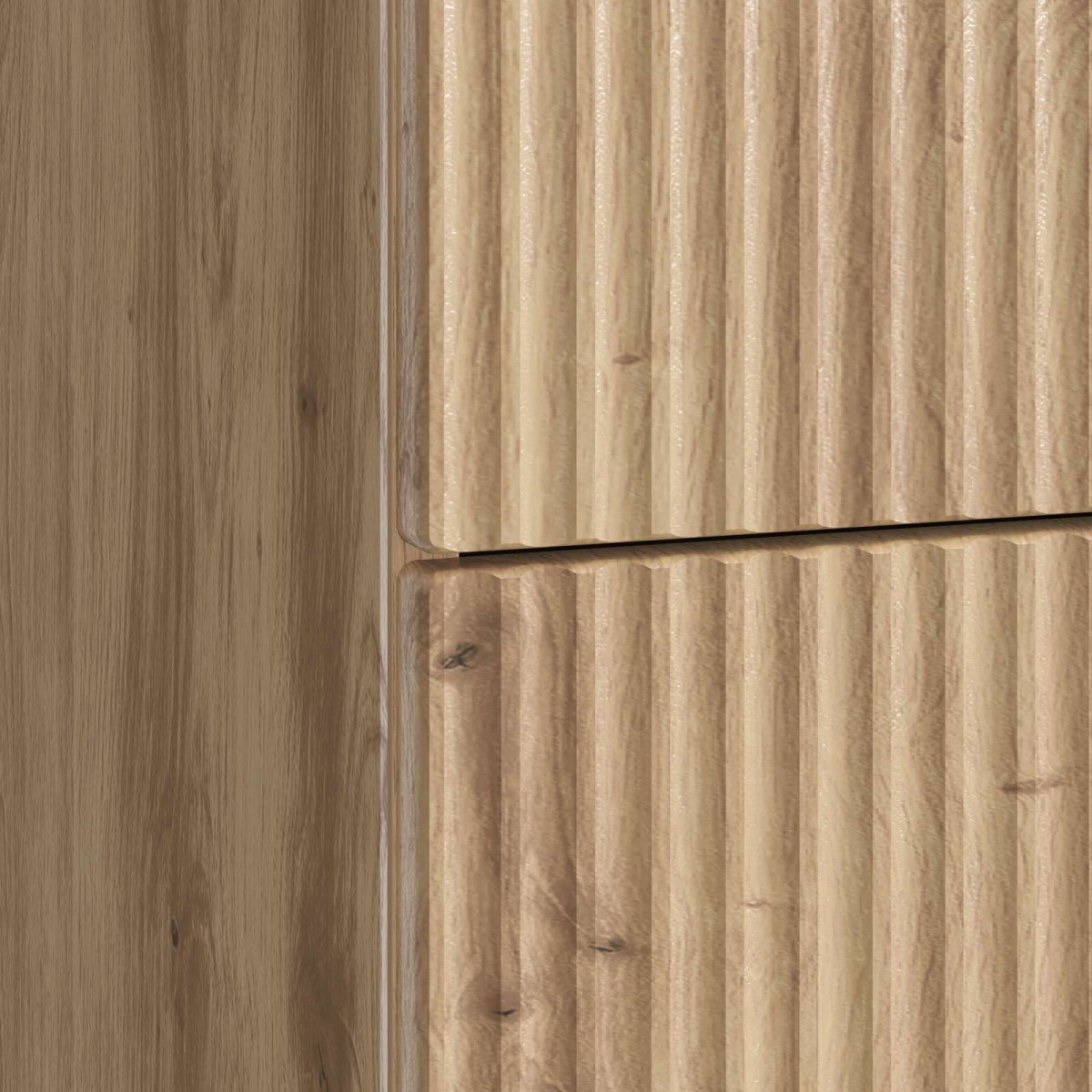 vidaXL Κομοδίνο Artisan Δρυς 43 x 41 x 66,5 εκ. Επεξεργασμένο Ξύλο