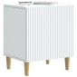 vidaXL Κομοδίνο 2 τμχ. Λευκό 43 x 34,5 x 50 εκ Επεξεργασμένο Ξύλο
