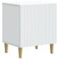 vidaXL Κομοδίνο 2 τμχ. Λευκό 43 x 34,5 x 50 εκ Επεξεργασμένο Ξύλο