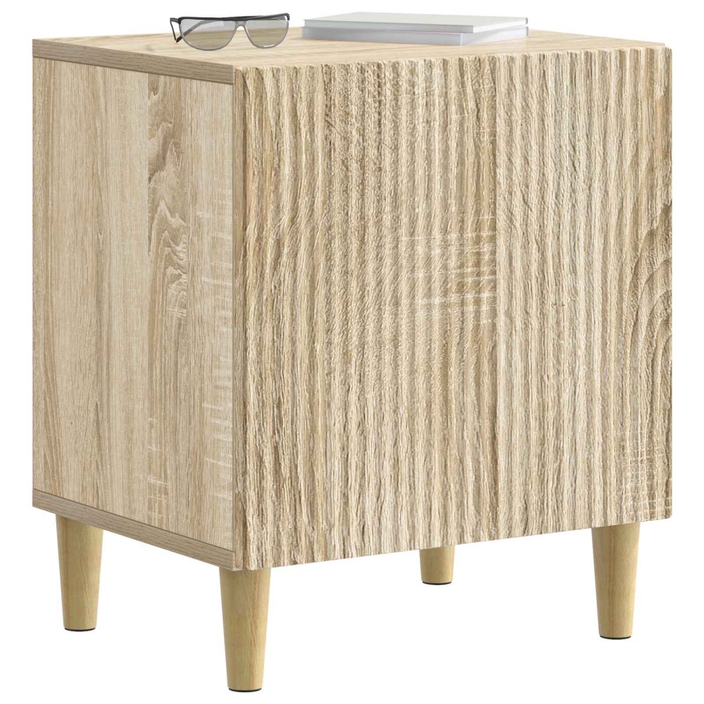 vidaXL Κομοδίνο 2 τμχ. Sonoma Δρυς 43 x 34,5 x 50 εκ