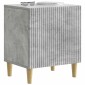 vidaXL Κομοδίνο Γκρι Σκυροδέματος 43 x 34,5 x 50 εκ Επεξεργασμένο Ξύλο