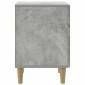 vidaXL Κομοδίνο 2 τμχ. Γκρι Σκυροδέματος 43 x 34,5 x 50 εκ