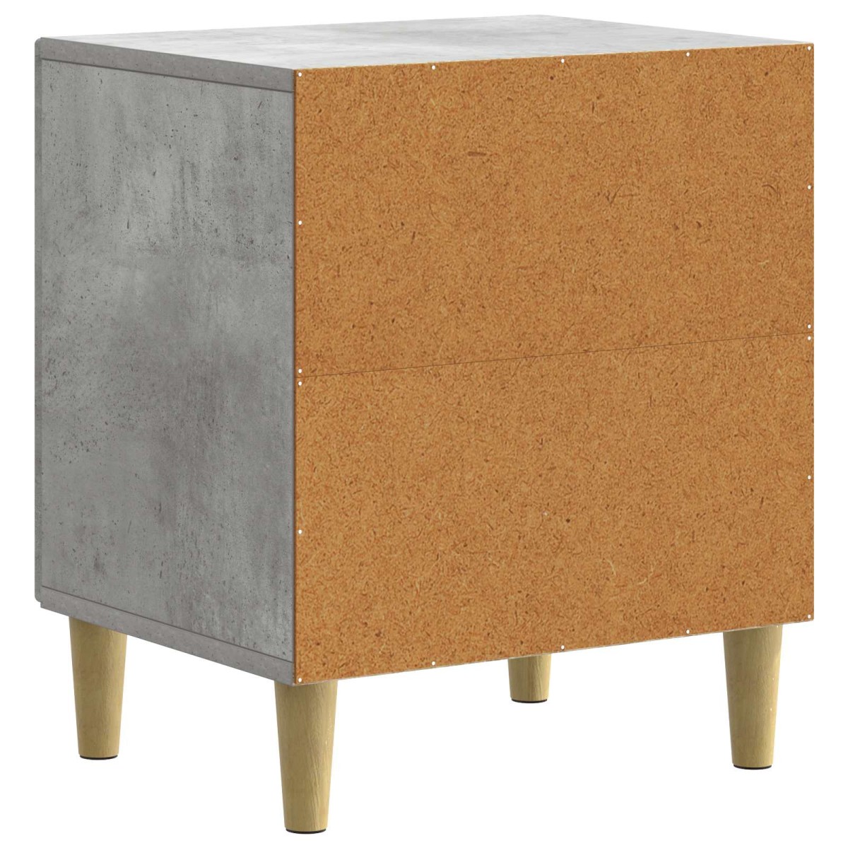 vidaXL Κομοδίνο 2 τμχ. Γκρι Σκυροδέματος 43 x 34,5 x 50 εκ