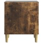 vidaXL Κομοδίνο Καπνισμένο Ξύλο Δρυός 43 x 34,5 x 50 εκ