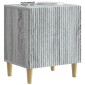 vidaXL Κομοδίνο Γκρι Sonoma 43 x 34,5 x 50 εκ Επεξεργασμένο Ξύλο