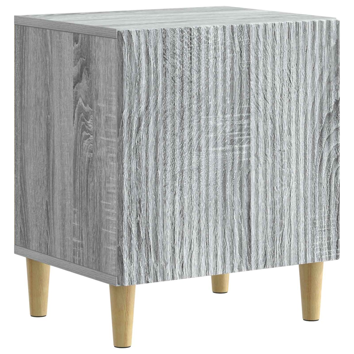 vidaXL Κομοδίνο 2 τμχ. Γκρι Sonoma 43 x 34,5 x 50 εκ