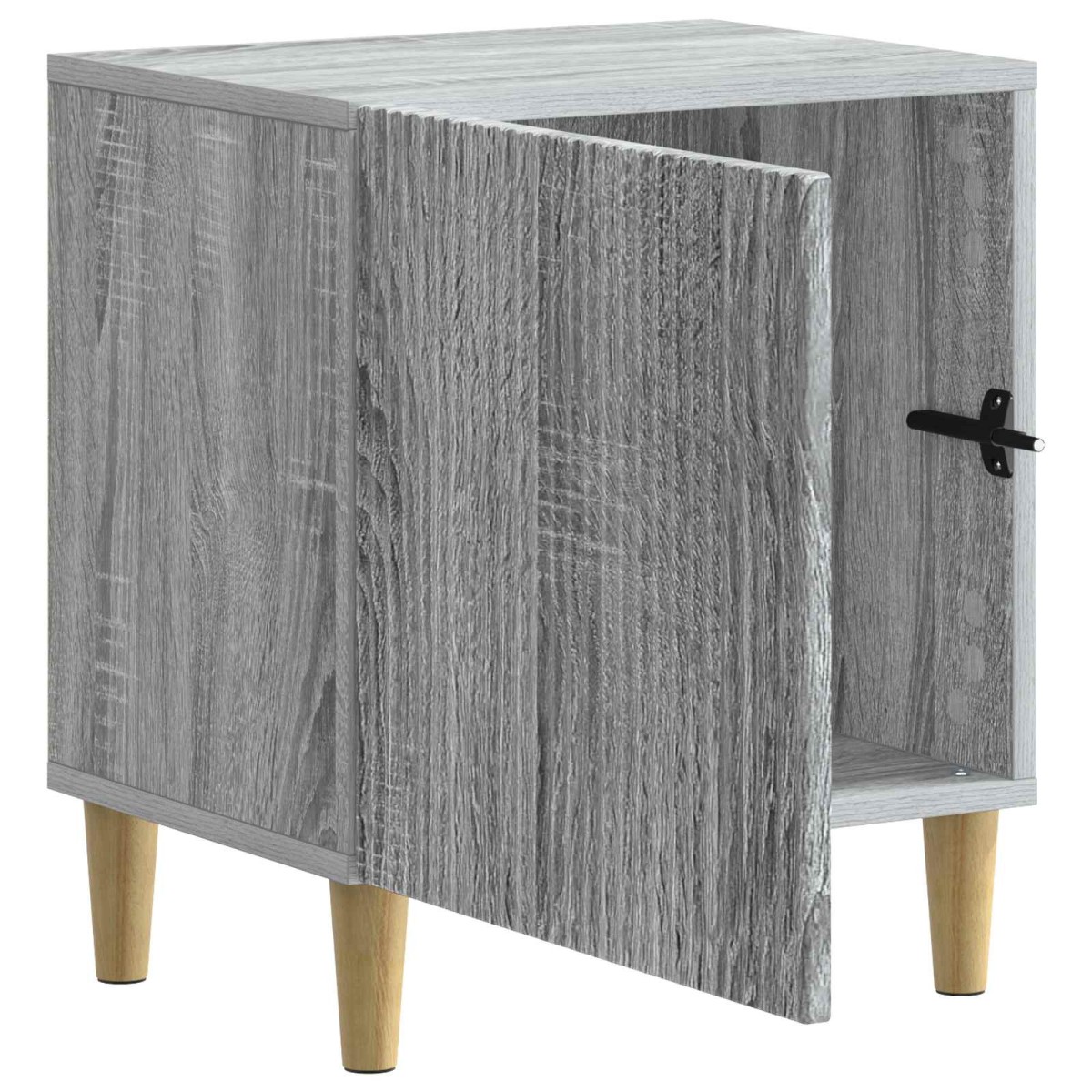 vidaXL Κομοδίνο 2 τμχ. Γκρι Sonoma 43 x 34,5 x 50 εκ