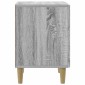 vidaXL Κομοδίνο 2 τμχ. Γκρι Sonoma 43 x 34,5 x 50 εκ