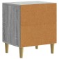 vidaXL Κομοδίνο 2 τμχ. Γκρι Sonoma 43 x 34,5 x 50 εκ