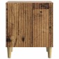 vidaXL Κομοδίνο Παλαιωμένο ξύλο 43 x 34,5 x 50 εκ Επεξεργασμένο Ξύλο
