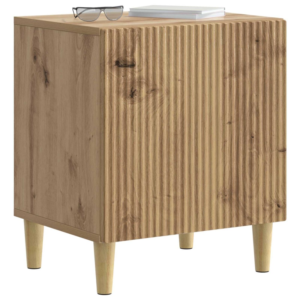 vidaXL Κομοδίνο 2 τμχ. Artisan Δρυς 43 x 34,5 x 50 εκ