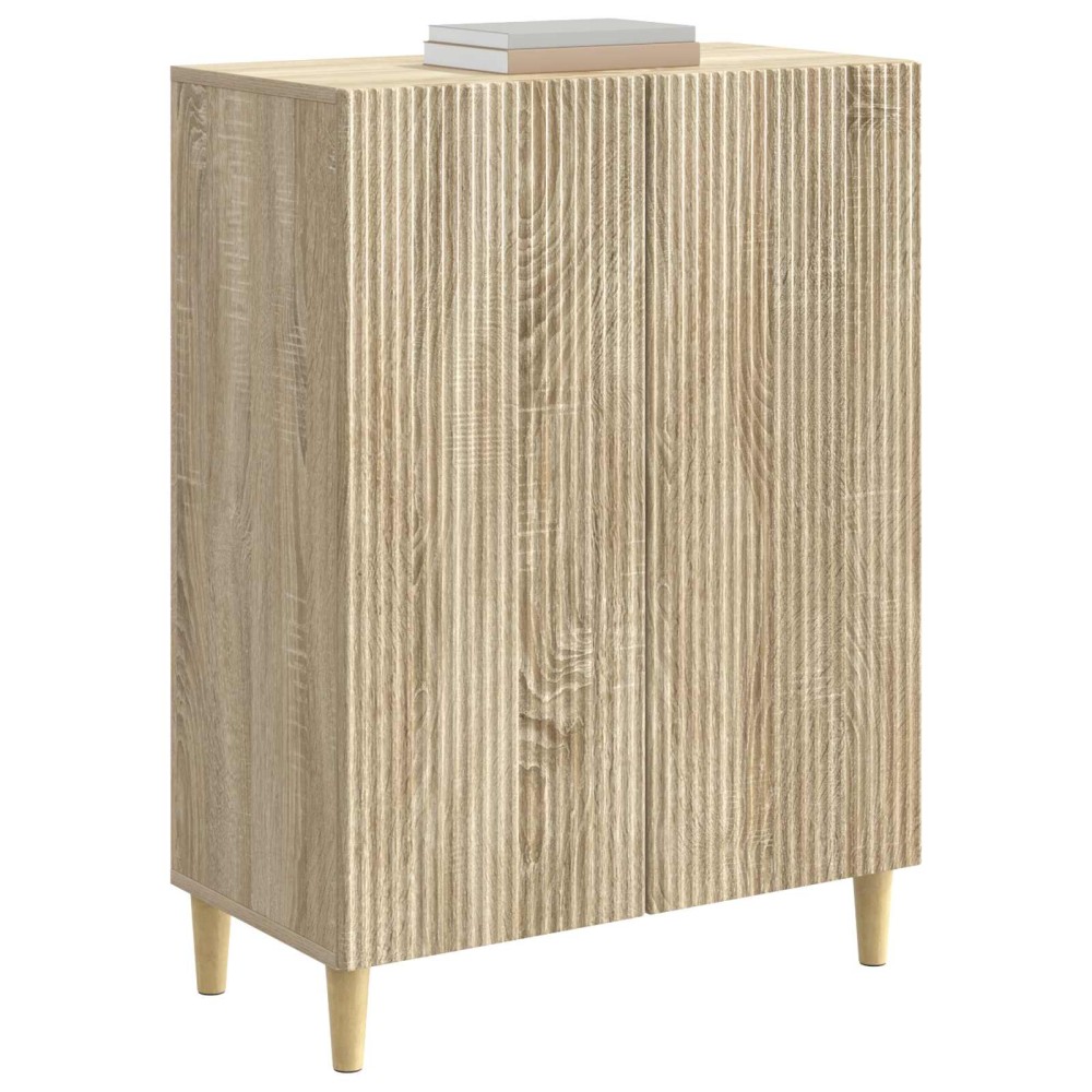 vidaXL Πλαϊνό γραφείο Sonoma Δρυς 66 x 34,5 x 90 εκ Επεξεργασμένο Ξύλο