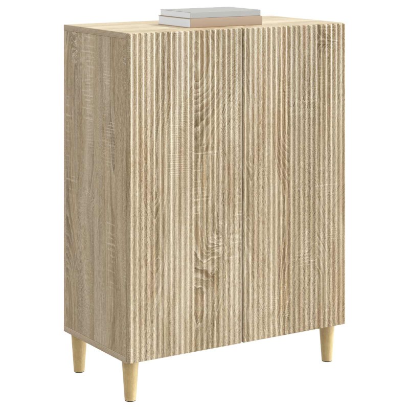 vidaXL Πλαϊνό γραφείο Sonoma Δρυς 66 x 34,5 x 90 εκ Επεξεργασμένο Ξύλο
