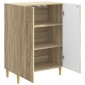 vidaXL Πλαϊνό γραφείο Sonoma Δρυς 66 x 34,5 x 90 εκ Επεξεργασμένο Ξύλο