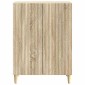 vidaXL Πλαϊνό γραφείο Sonoma Δρυς 66 x 34,5 x 90 εκ Επεξεργασμένο Ξύλο