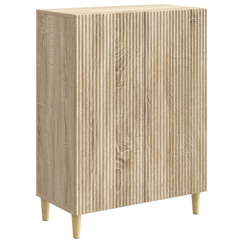 vidaXL Πλαϊνό γραφείο Sonoma Δρυς 66 x 34,5 x 90 εκ Επεξεργασμένο Ξύλο