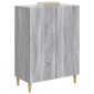 vidaXL Πλαϊνό γραφείο Γκρι Sonoma 66 x 34,5 x 90 εκ Επεξεργασμένο Ξύλο