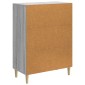 vidaXL Πλαϊνό γραφείο Γκρι Sonoma 66 x 34,5 x 90 εκ Επεξεργασμένο Ξύλο