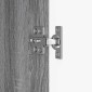 vidaXL Πλαϊνό γραφείο Γκρι Sonoma 66 x 34,5 x 90 εκ Επεξεργασμένο Ξύλο
