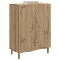 vidaXL Πλαϊνό γραφείο Artisan Δρυς 66 x 34,5 x 90 εκ