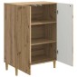 vidaXL Πλαϊνό γραφείο Artisan Δρυς 66 x 34,5 x 90 εκ