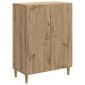 vidaXL Πλαϊνό γραφείο Artisan Δρυς 66 x 34,5 x 90 εκ