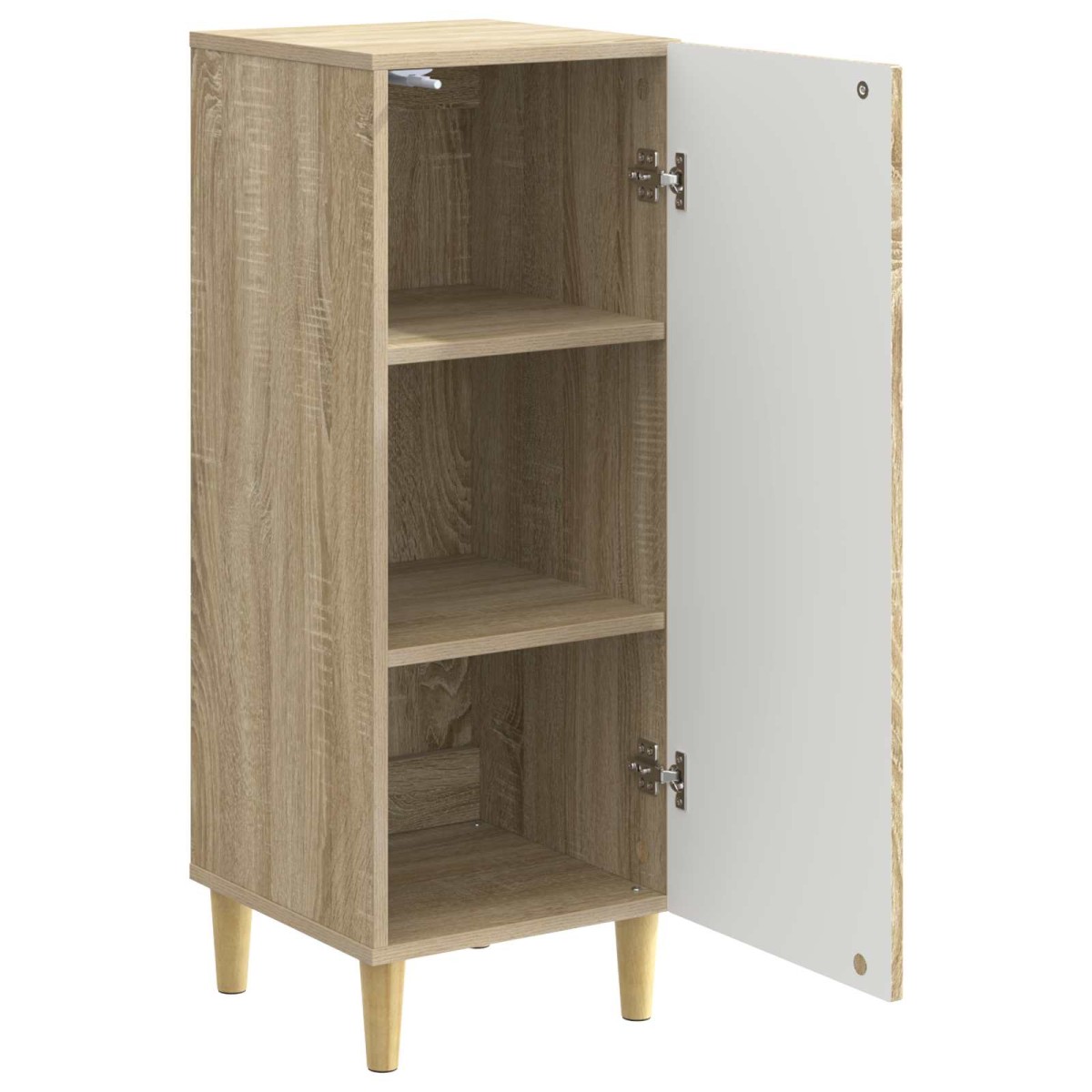 vidaXL Πλαϊνό γραφείο Sonoma Δρυς 33 x 34,5 x 90 εκ Επεξεργασμένο Ξύλο