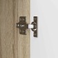 vidaXL Πλαϊνό γραφείο Sonoma Δρυς 33 x 34,5 x 90 εκ Επεξεργασμένο Ξύλο