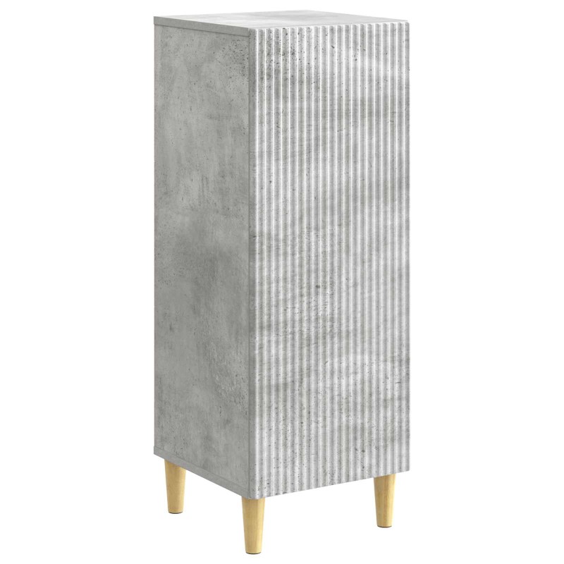 vidaXL Πλαϊνό γραφείο Γκρι Σκυροδέματος 33 x 34,5 x 90 εκ