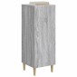 vidaXL Πλαϊνό γραφείο Γκρι Sonoma 33 x 34,5 x 90 εκ Επεξεργασμένο Ξύλο