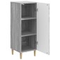 vidaXL Πλαϊνό γραφείο Γκρι Sonoma 33 x 34,5 x 90 εκ Επεξεργασμένο Ξύλο