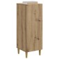 vidaXL Πλαϊνό γραφείο Artisan Δρυς 33 x 34,5 x 90 εκ