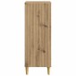 vidaXL Πλαϊνό γραφείο Artisan Δρυς 33 x 34,5 x 90 εκ