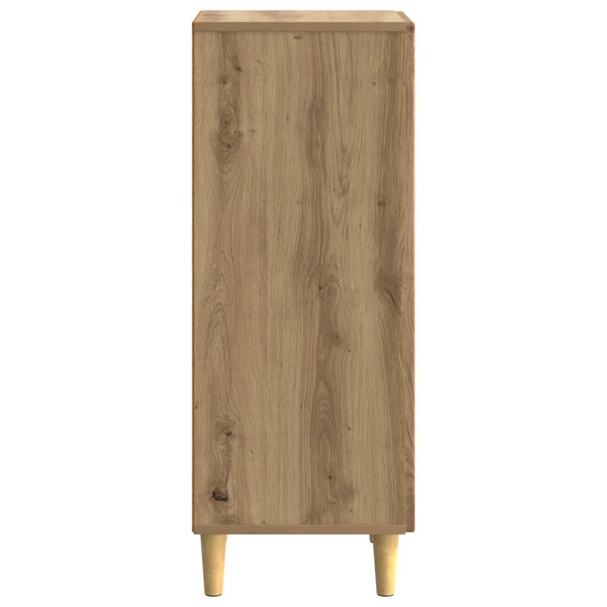 vidaXL Πλαϊνό γραφείο Artisan Δρυς 33 x 34,5 x 90 εκ