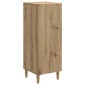 vidaXL Πλαϊνό γραφείο Artisan Δρυς 33 x 34,5 x 90 εκ