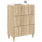 vidaXL Ντουλάπι με Συρτάρια Sonoma Δρυς 66 x 34,5 x 90 εκ