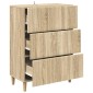 vidaXL Ντουλάπι με Συρτάρια Sonoma Δρυς 66 x 34,5 x 90 εκ