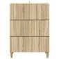 vidaXL Ντουλάπι με Συρτάρια Sonoma Δρυς 66 x 34,5 x 90 εκ
