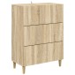 vidaXL Ντουλάπι με Συρτάρια Sonoma Δρυς 66 x 34,5 x 90 εκ
